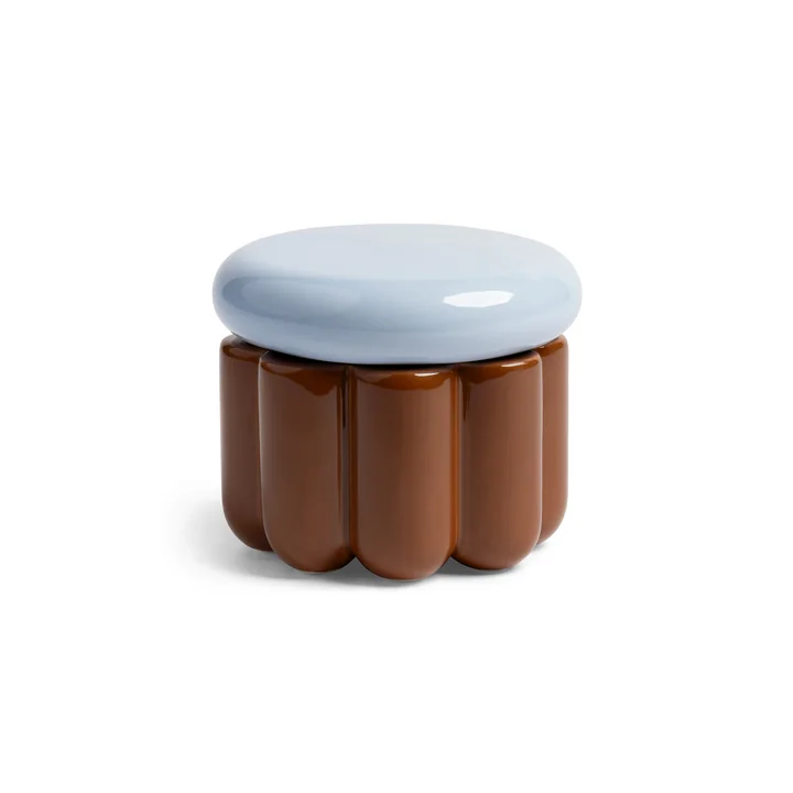 & klevering - Charlo boîte à provisions, brun / bleu