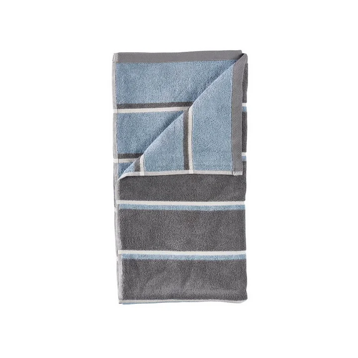 Zone Denmark - Serviette de bain Sauna, 50x100, Grey/Blue Fog/Soft Grey