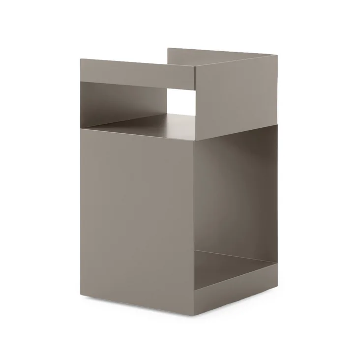 Rotate Table d'appoint SC73, 59 x 35 cm, acier, gris-beige (édition exclusive) de & Tradition