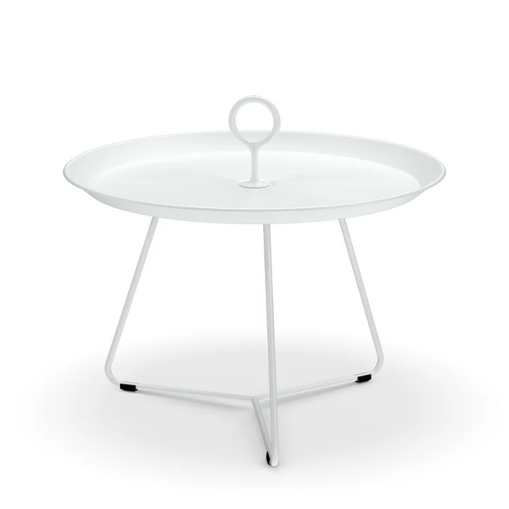 HOUE - EYELET Table d'appoint, Ø 57,5 cm, blanc