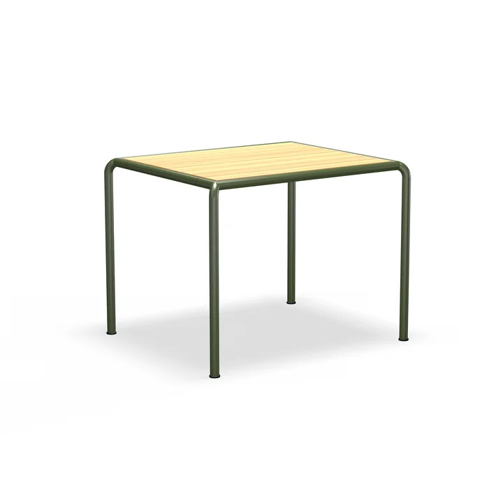 HOUE - Table de repas AVANTI Outdoor, 98 x 83 cm, pin / vert olive