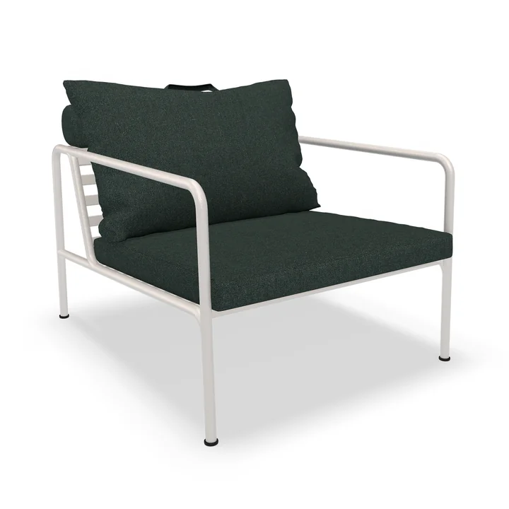 HOUE - AVON chaise, muted white / alpine