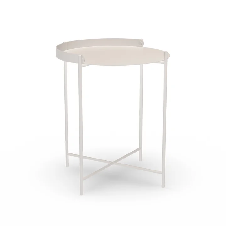 HOUE - EDGE Table d'appoint Ø 46, muted white