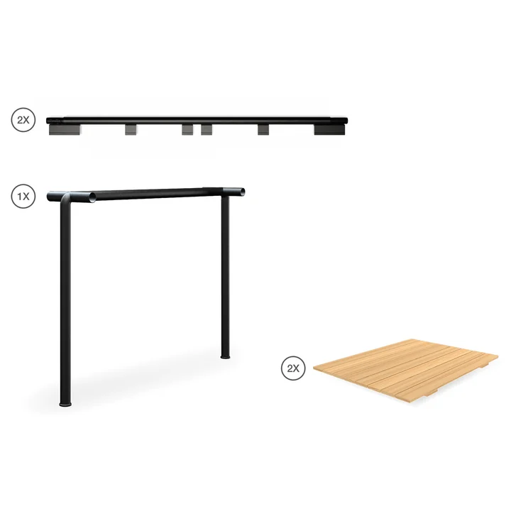 HOUE - AVANTI Infinity Set 2, pin / noir