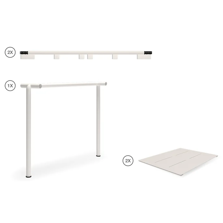HOUE - AVANTI Infinity Set 2, blanc cassé