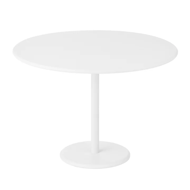 Blomus - Stay Table d'appoint de jardin, H 35 cm Ø 50 cm, blanc