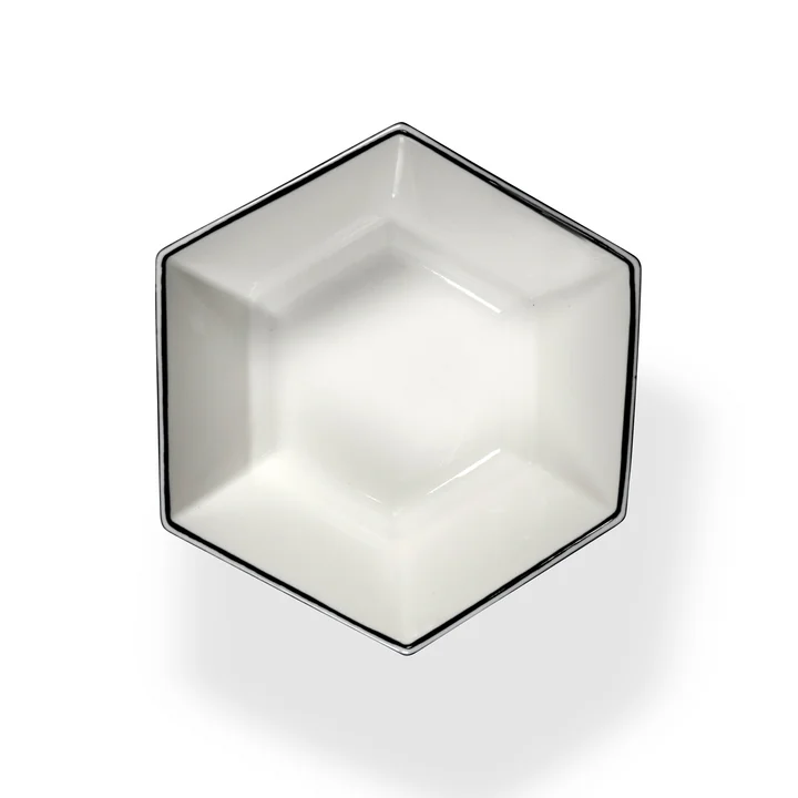 Serax - Carte Blanche Bol à céréales, blanc / noir