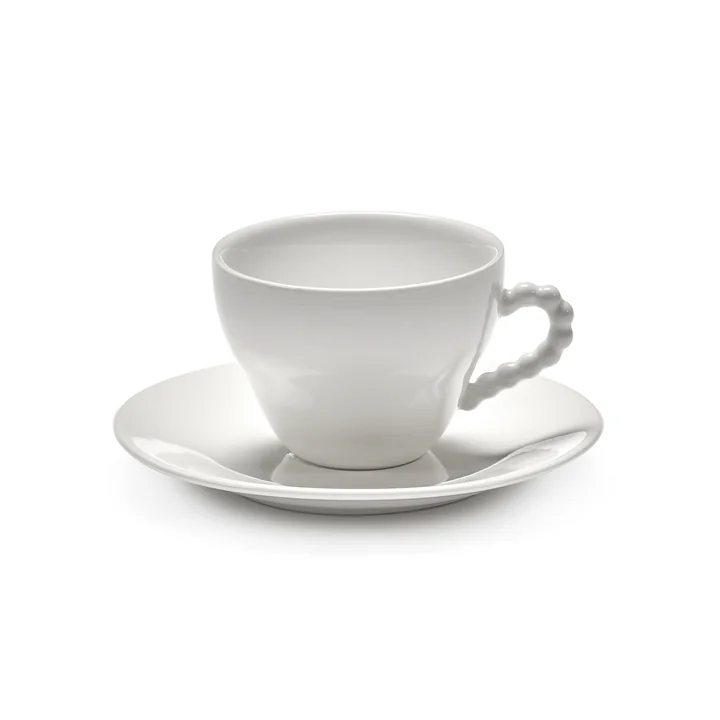 Serax - Perle Fine Tasse et soucoupe, blanc