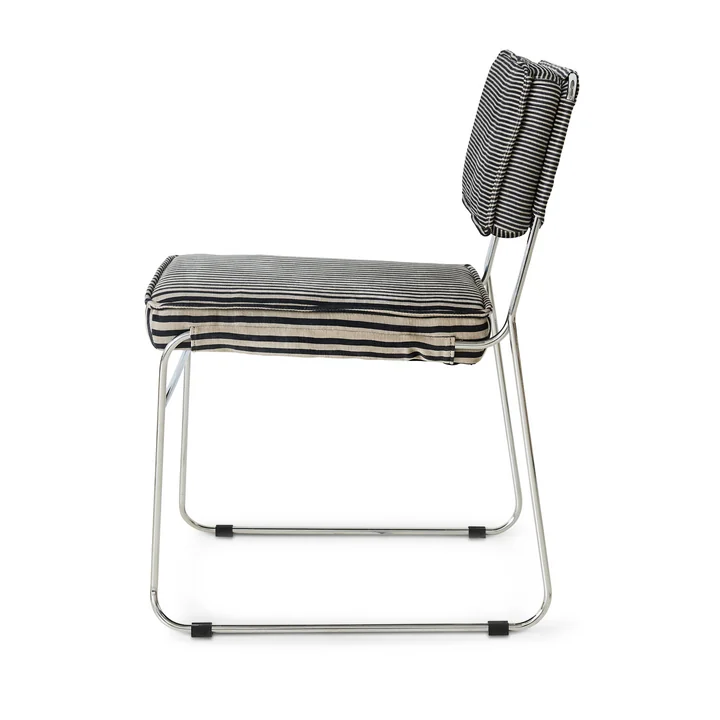 HKliving - Endless Chaise de salle à manger, stripe / monochrome