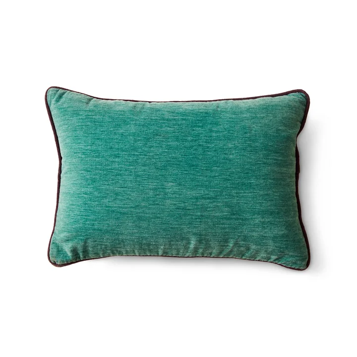 HKliving - Velvet Coussin, 50 x 35 cm, deep sea