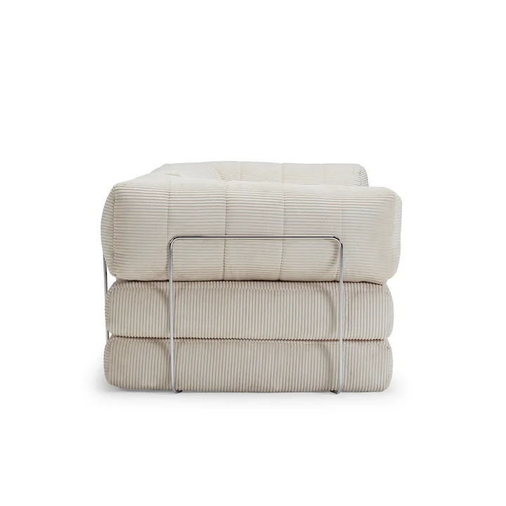 Innovation Living - Cozypad Canapé-lit, 2 coussins de dossier en forme de L