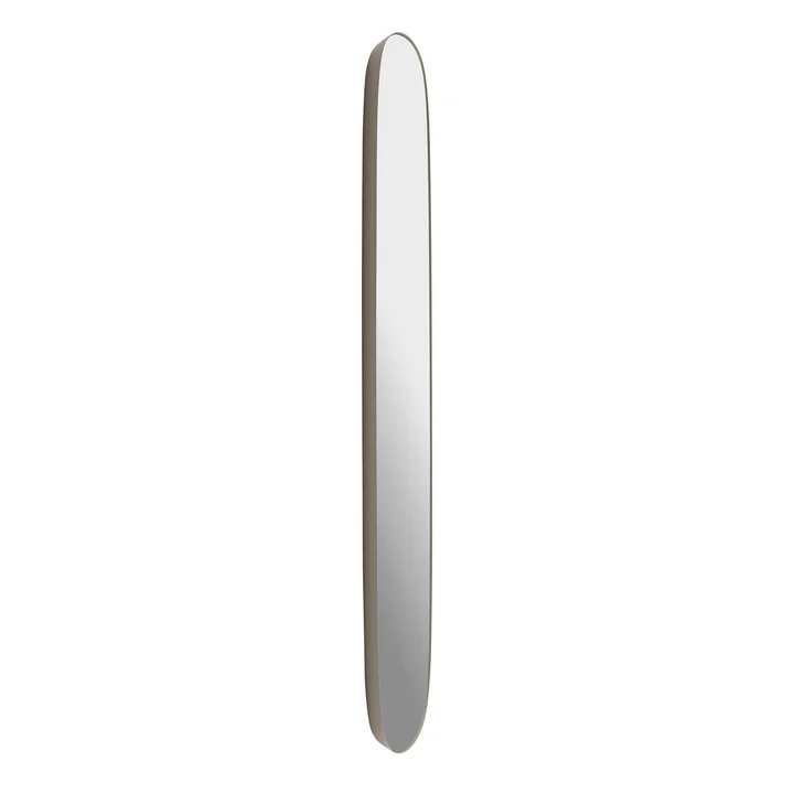 Muuto - Framed Mirror, 150 x 50 cm, taupe / verre transparent