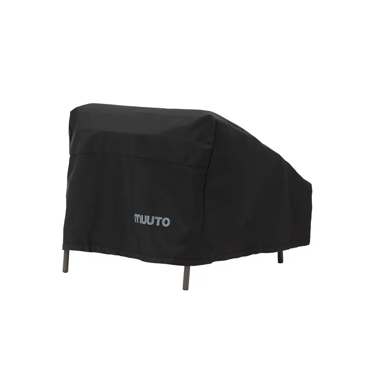 Muuto - Settle Outdoor Lounge Chair Cover, noir