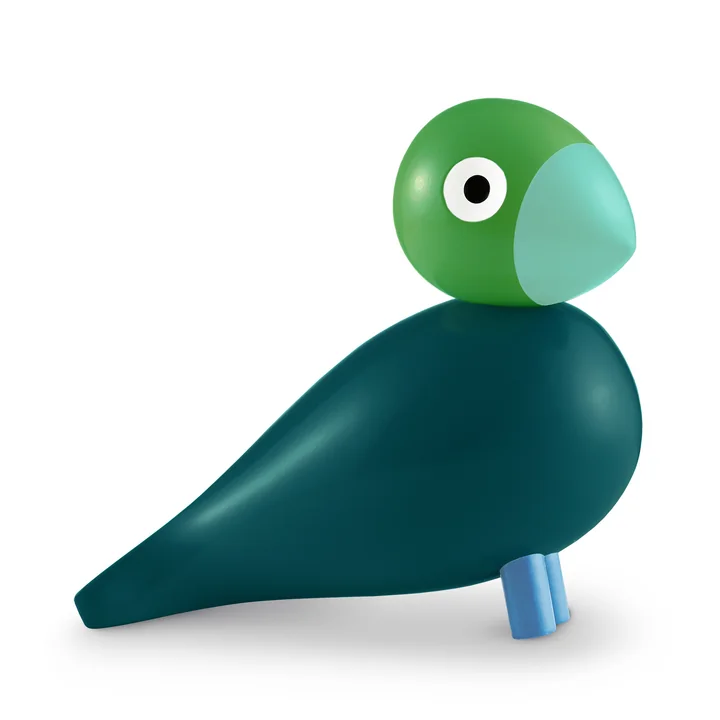 Kay Bojesen - Oiseau chanteur Flora, Year Bird 2026, vert foncé