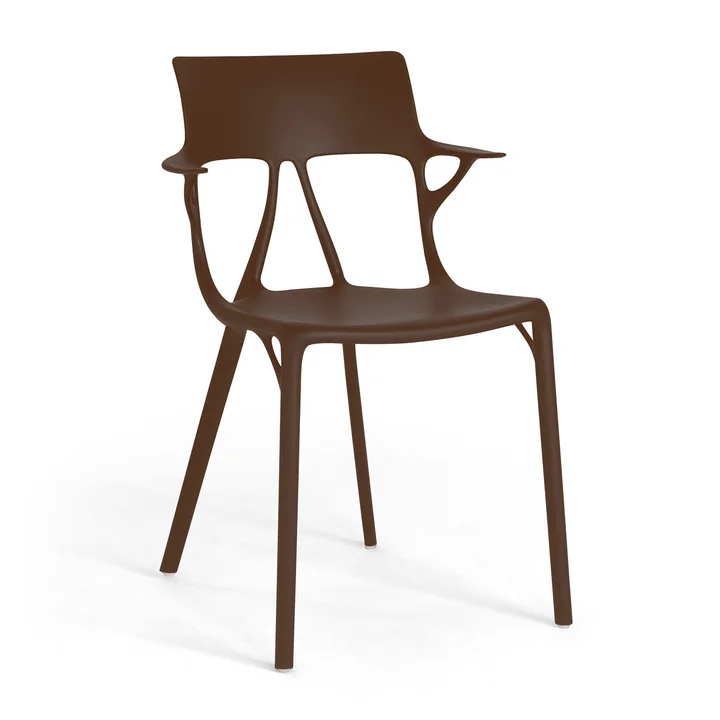 Kartell - Chaise AI, mocha brown