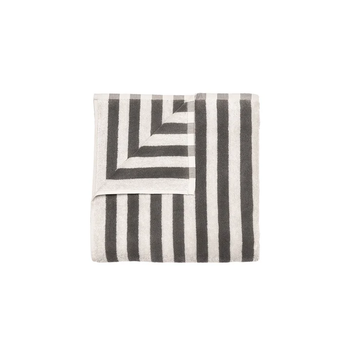 Blomus - Arto Serviette 100 x 50 cm, rayures larges, moonbeam / magnet