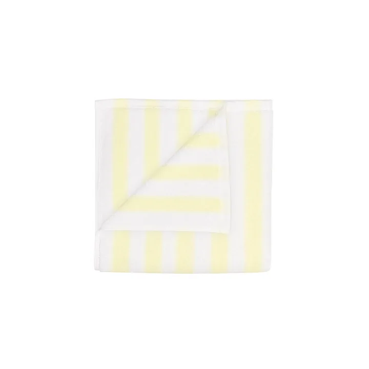 Blomus - Arto Serviette 100 x 50 cm, rayures larges, white / transparent yellow