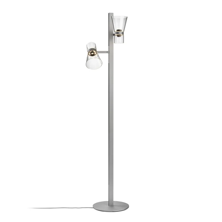 Flos - Nocturne Lampadaire F2 Cône, argent