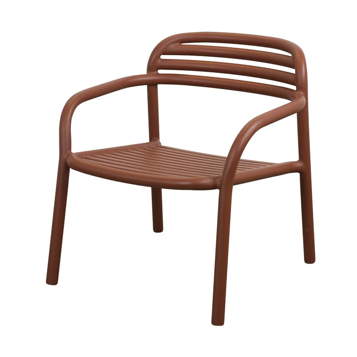 Cane-line - Bliss Fauteuil lounge, rouge désert