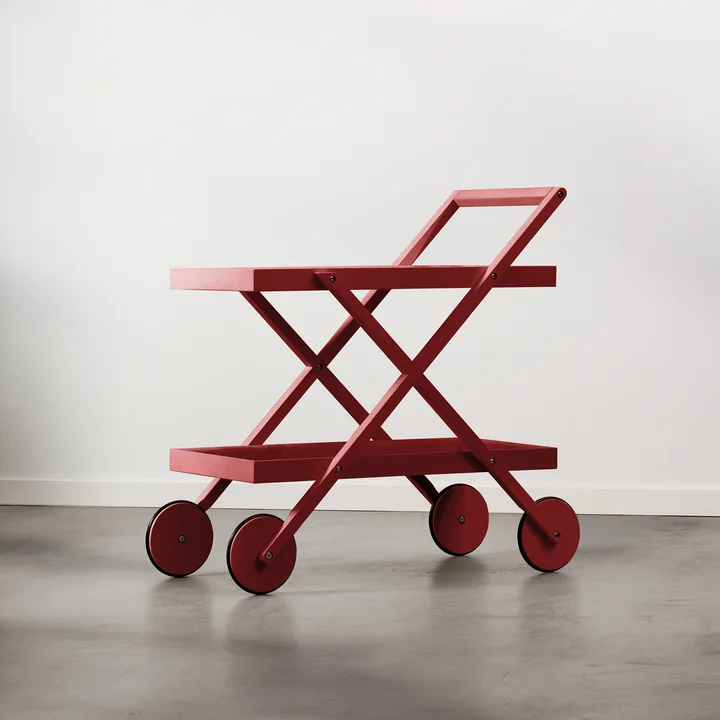 Design House Stockholm - Exit Chariot de service, rouge