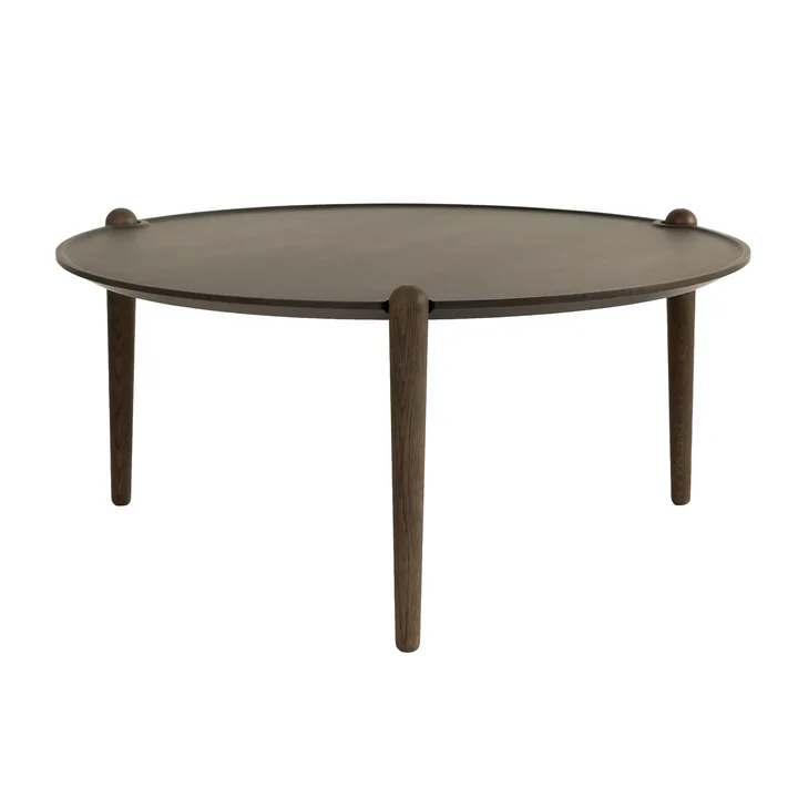 Design House Stockholm - Aria Table d'appoint high, Ø 90 x 42,5 cm, chêne foncé