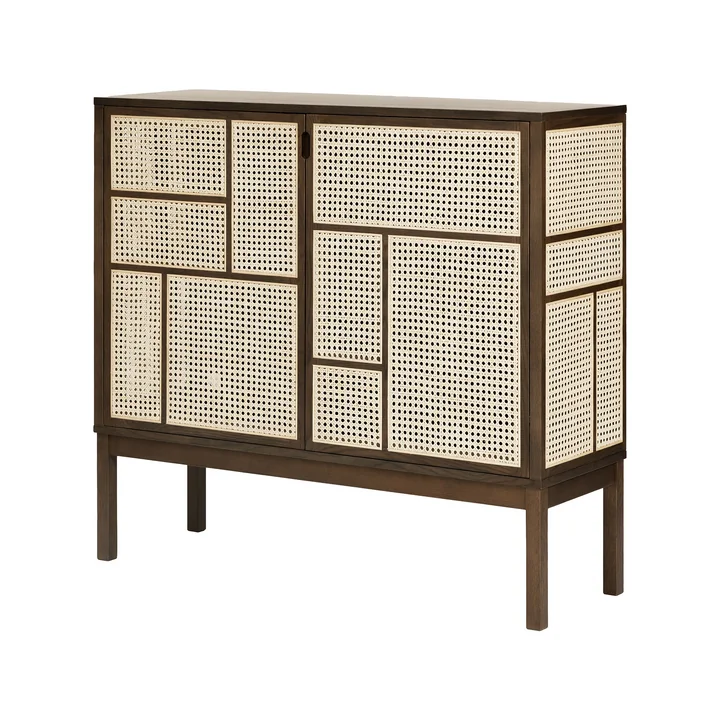 Design House Stockholm - Air Sideboard avec pieds, chêne foncé