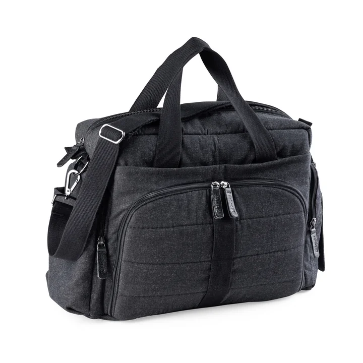 Sebra - Sac à langer « On-the-go », gris foncé chiné