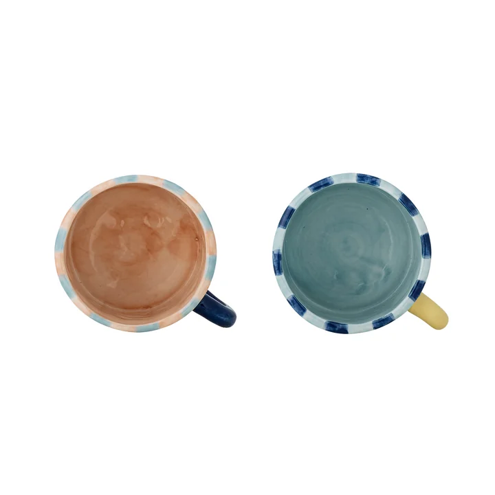 Bloomingville - Phoenix Gobelet, 250 ml, multi (set de 2)