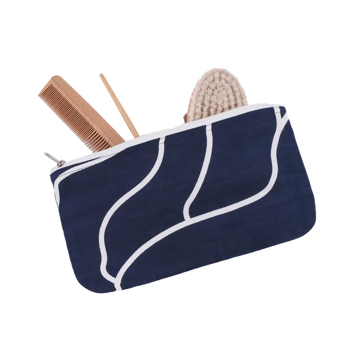 The Organic Company - RECONNECT Trousse de toilette, bleu foncé