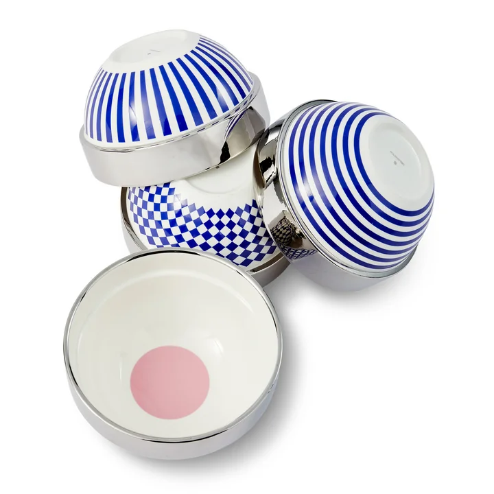 POLSPOTTEN - Aunty Bol, multicolore, set de 4 pièces
