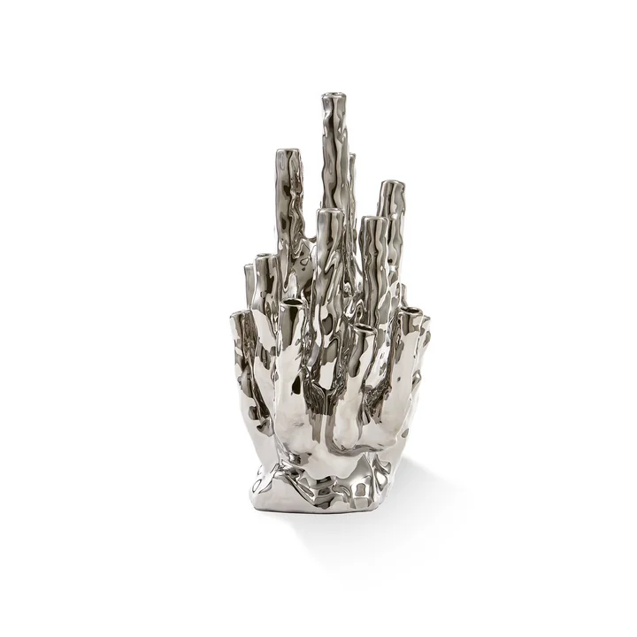 POLSPOTTEN - Coral Vase 20 Tulips, argent