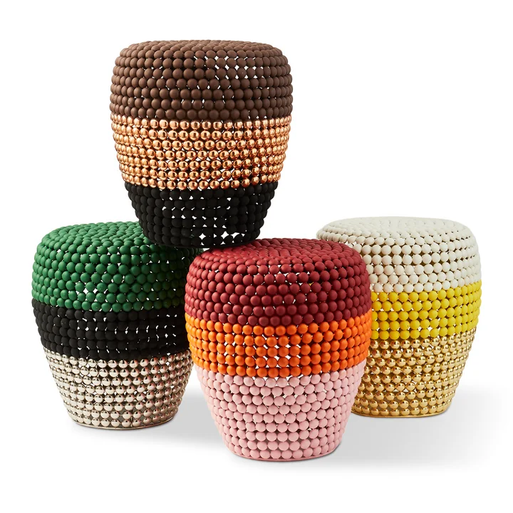POLSPOTTEN - Dot Tabouret, rayé