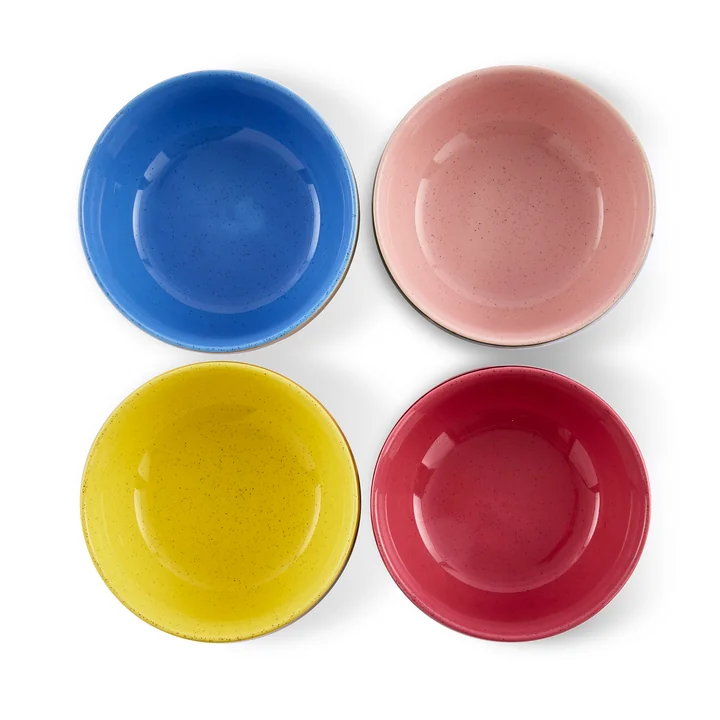 POLSPOTTEN - Bols à déjeuner, set de 4, multicolore