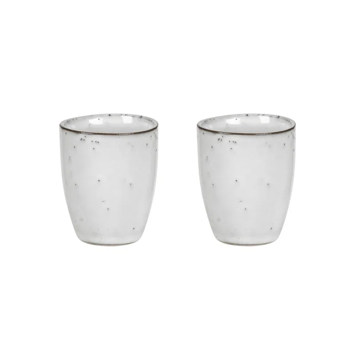 Broste Copenhagen - Tasses à expresso « Nordic Sand » 10 cl (lot de 2)