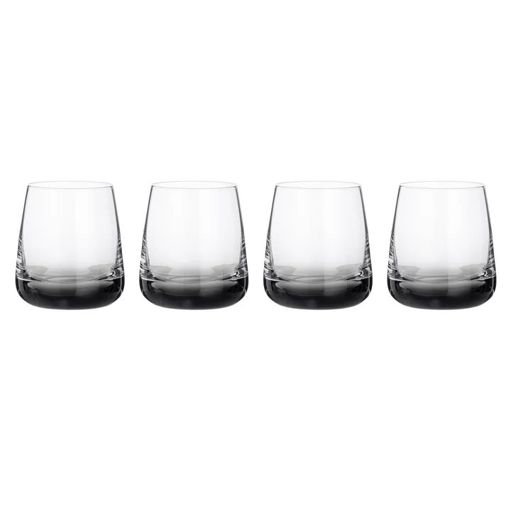 Broste Copenhagen - Verre à boire « Smoke », 350 ml, gris (lot de 4)
