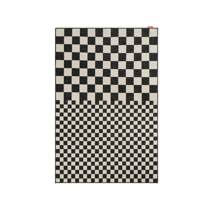 Fatboy - Carpretty Tapis d'extérieur, Petit, Square affair 160 x 230 cm, crème / anthracite