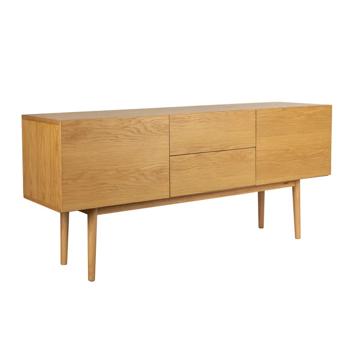 Zuiver - High On Wood Cabinet, chêne, 2 tiroirs, 2 portes