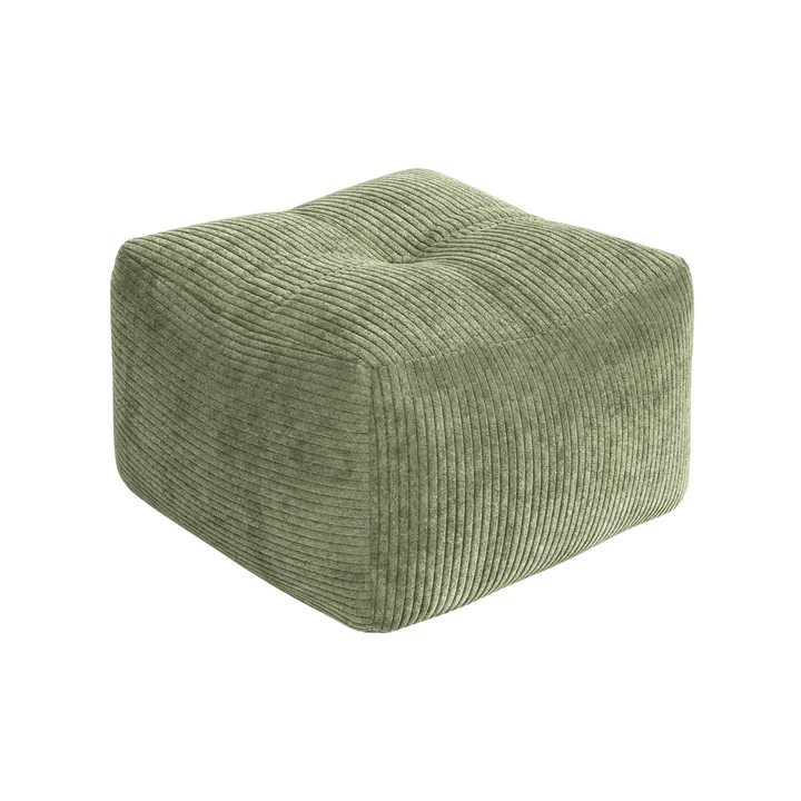 Karup - Buddy Kids Pouf, 50 x 50 cm, vert kaki (553)