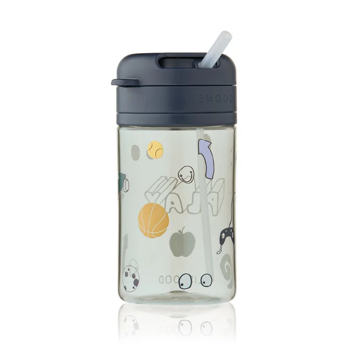 LIEWOOD - Biberon d'apprentissage Pavia, 500 ml, Play / dusty peppermint