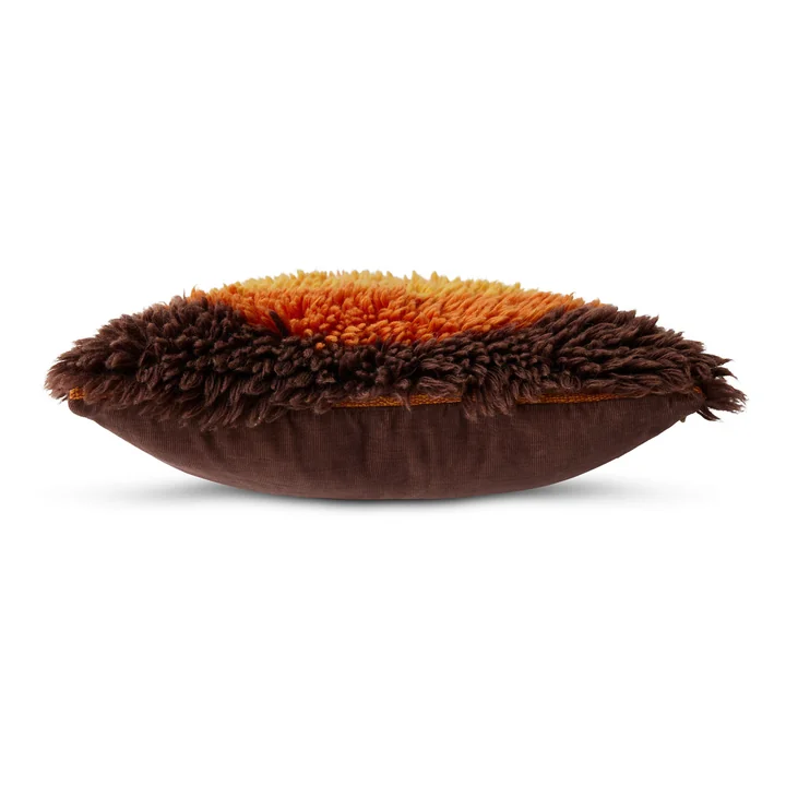 HKliving - Coussin « Fluffy », 55 x 55 cm, Horizon