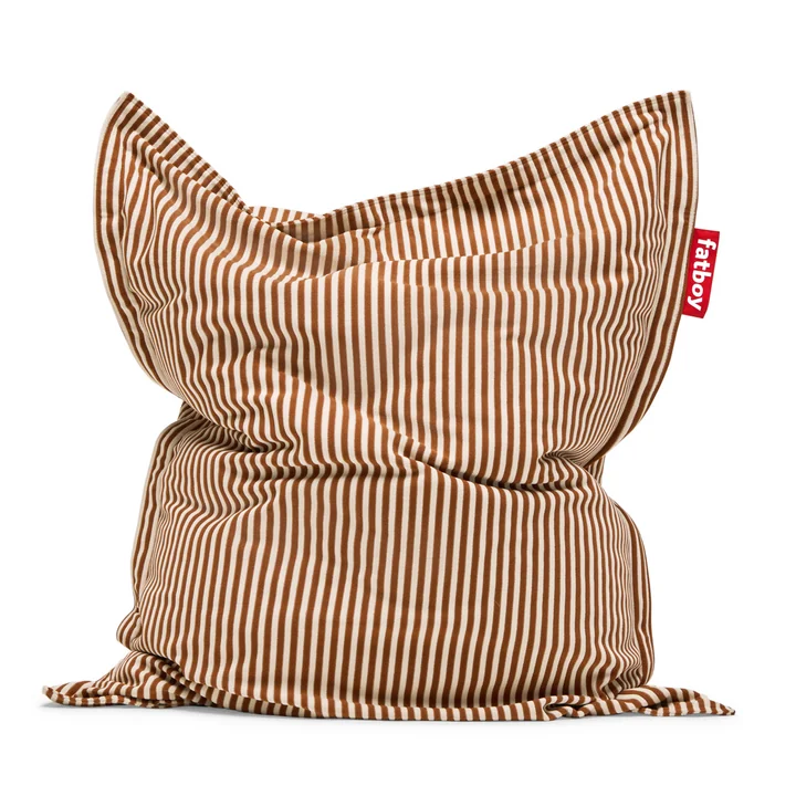 Fatboy - Pouf Original Slim Terry, cognac crème