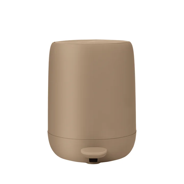 Blomus - Poubelle à pédale « Sono » 3 L, couleur beige