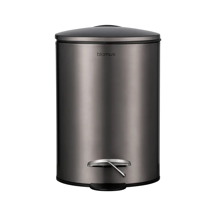 Blomus - Poubelle « Tubo » 3 L, burned metal