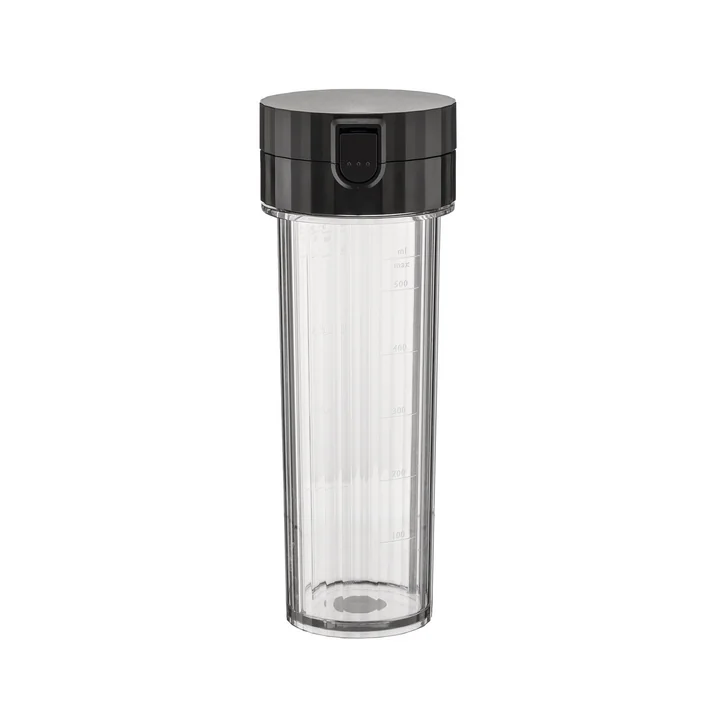 Alessi - Bouteille « Plissé » pour Personal Mixer, noire