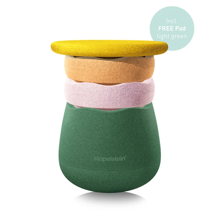 Stapelstein® - Dynamic all, water lily (avec tampon vert clair OFFERT)