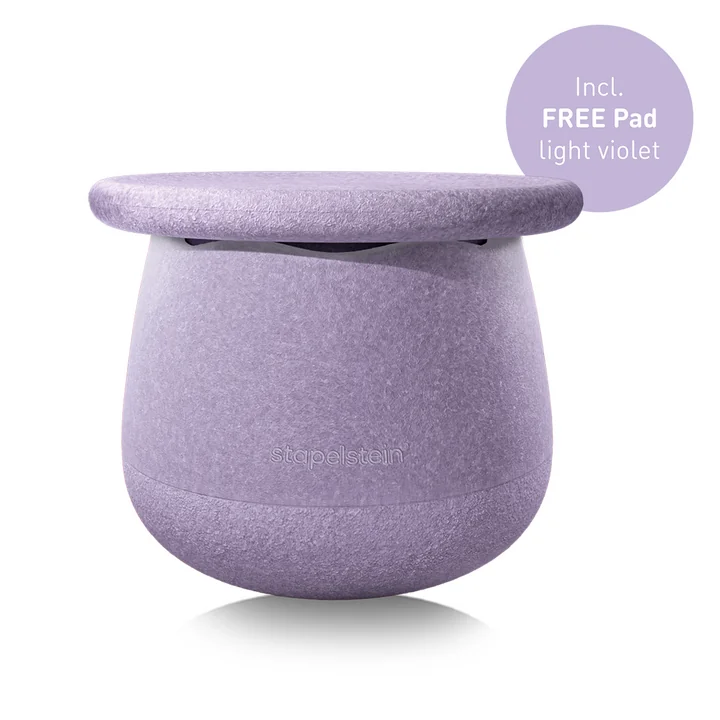 Stapelstein® - Dynamic, petit, violet clair (avec tampon violet clair OFFERT)