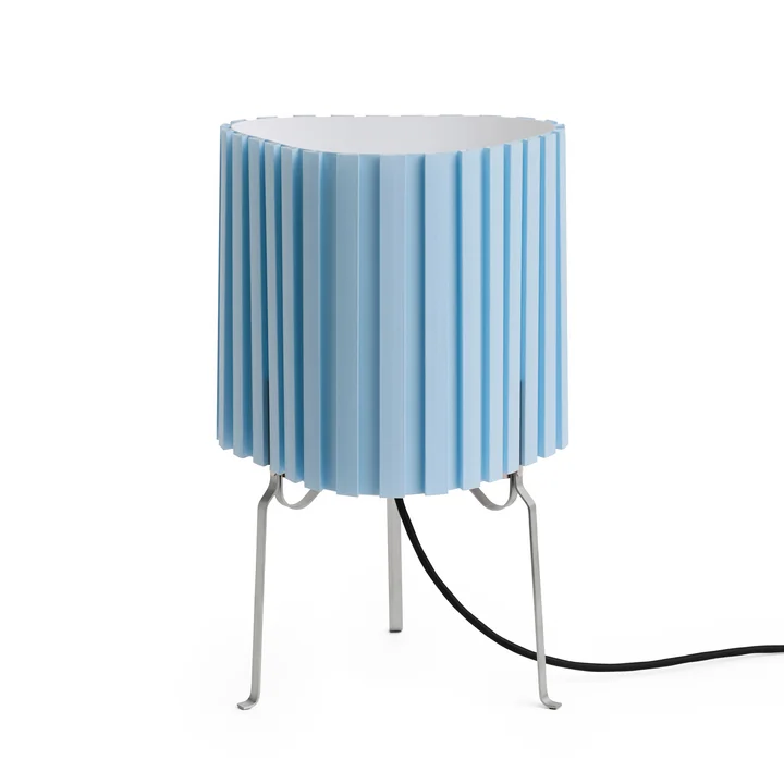 HAY - Lampe de table « Canelé » 370, bleu clair