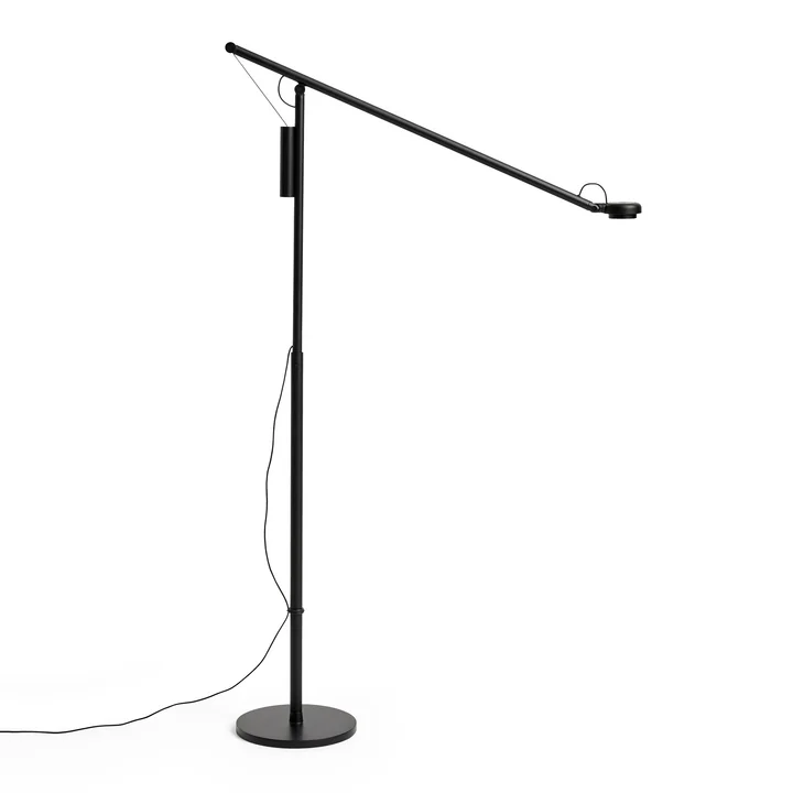HAY - Lampadaire « Fifty-Fifty », noir mat