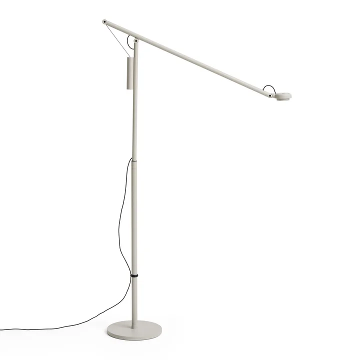 HAY - Lampadaire « Fifty-Fifty », gris cendré