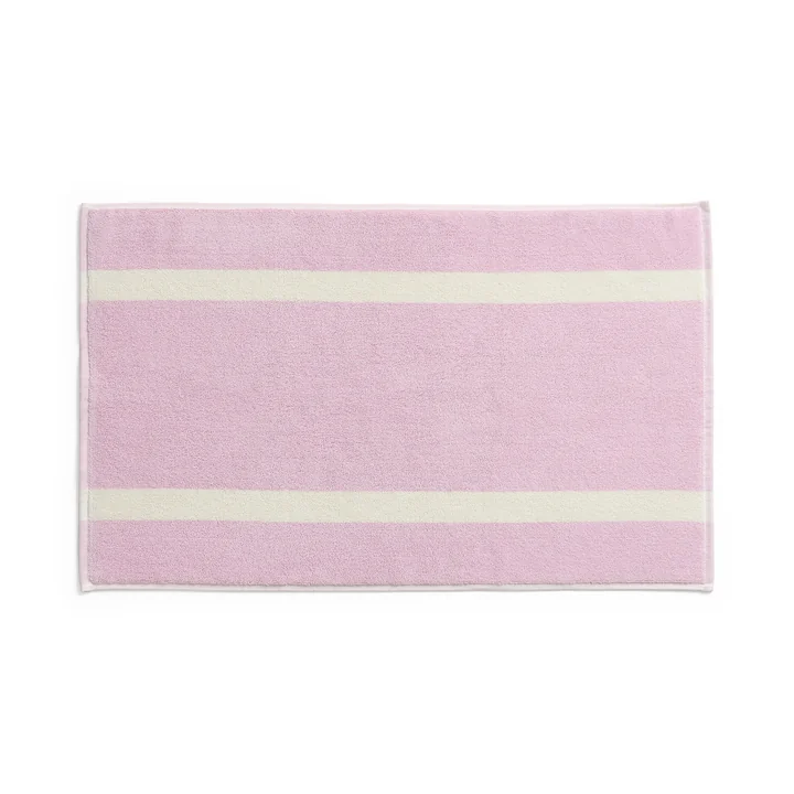 HAY - Tapis de bain « Stripe », 50 x 80 cm, rose vif